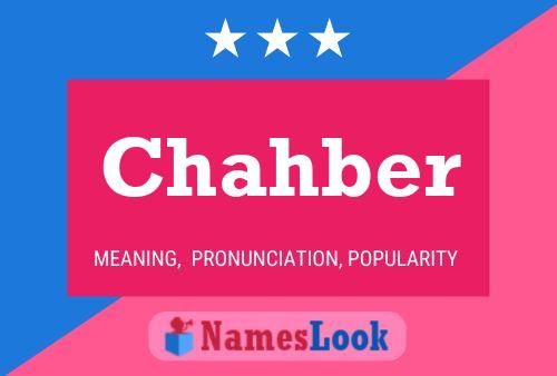 Chahber Name Poster