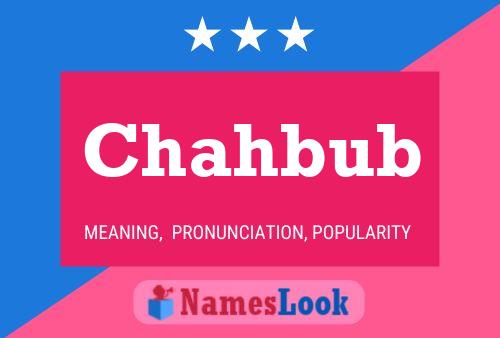 Chahbub Name Poster