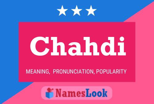 Chahdi Name Poster