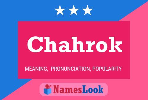 Chahrok Name Poster