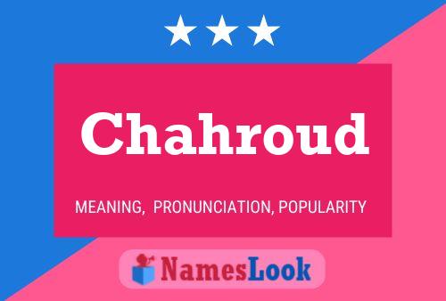 Chahroud Name Poster