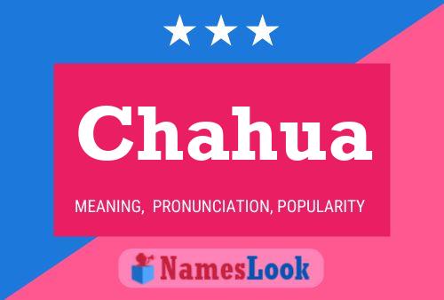 Chahua Name Poster