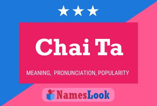 Chai Ta Name Poster