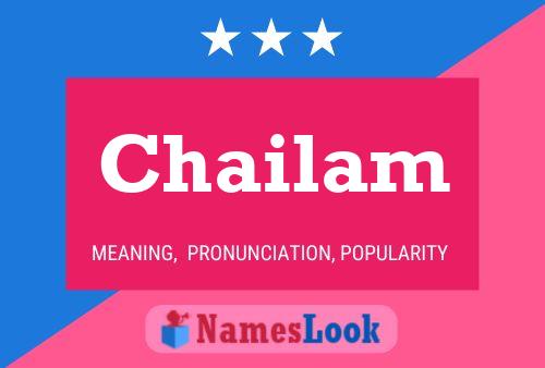 Chailam Name Poster