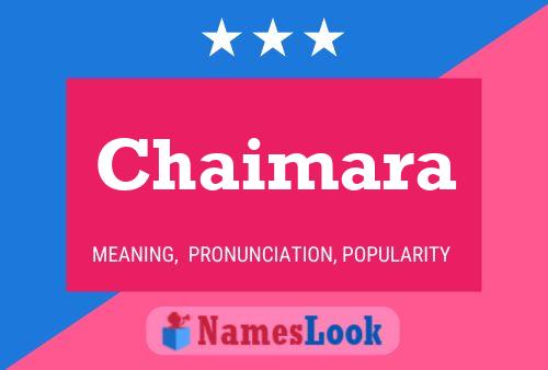 Chaimara Name Poster