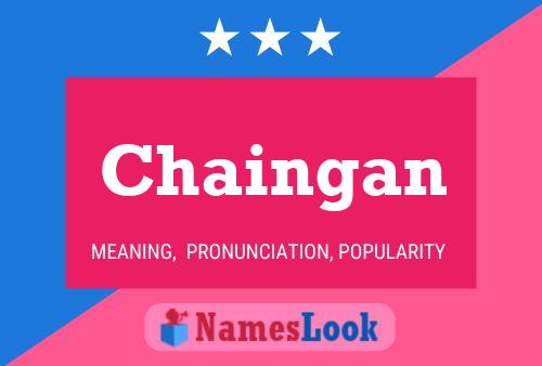 Chaingan Name Poster