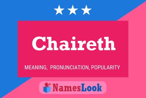 Chaireth Name Poster