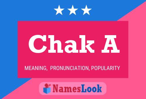 Chak A Name Poster