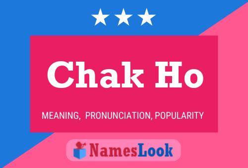 Chak Ho Name Poster