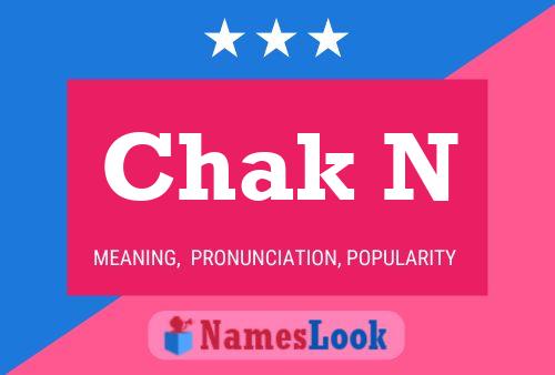 Chak N Name Poster