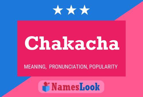 Chakacha Name Poster