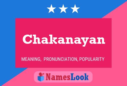 Chakanayan Name Poster