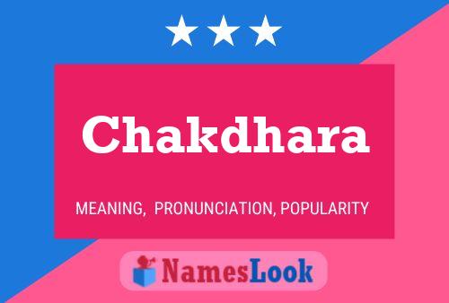 Chakdhara Name Poster