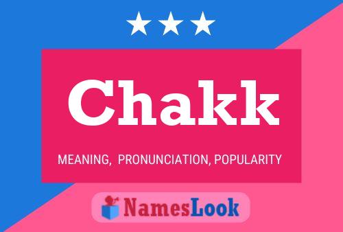 Chakk Name Poster