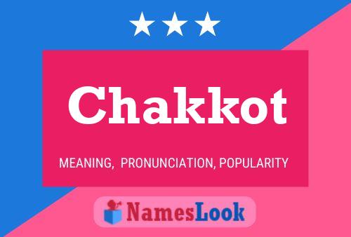 Chakkot Name Poster