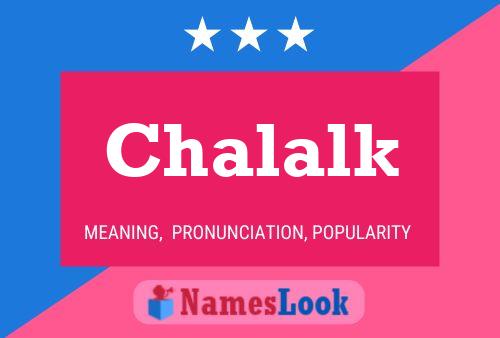 Chalalk Name Poster