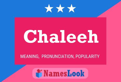 Chaleeh Name Poster