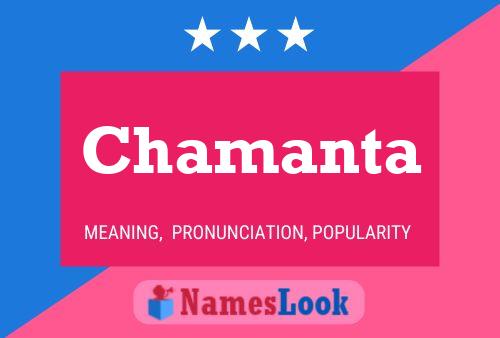 Chamanta Name Poster