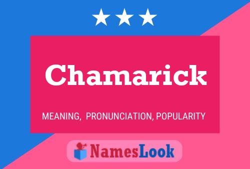 Chamarick Name Poster