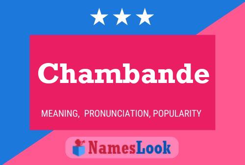 Chambande Name Poster