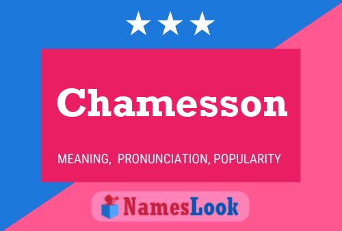 Chamesson Name Poster