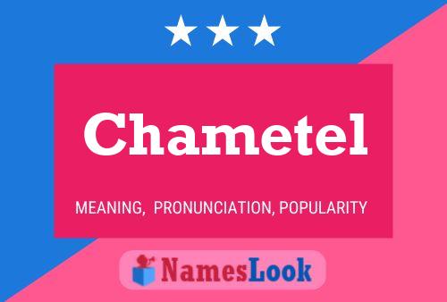 Chametel Name Poster