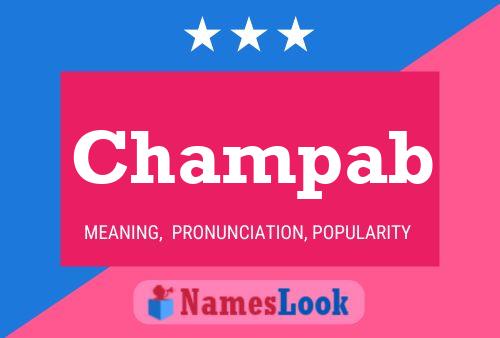 Champab Name Poster