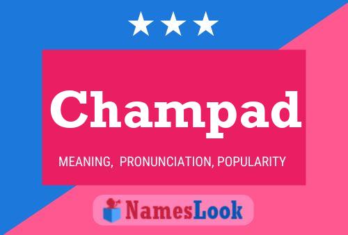 Champad Name Poster