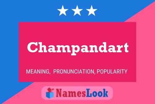 Champandart Name Poster