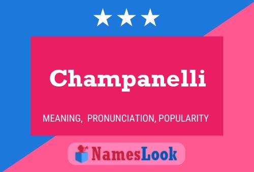 Champanelli Name Poster