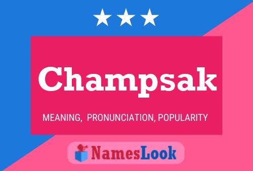 Champsak Name Poster