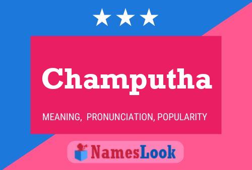 Champutha Name Poster