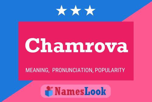 Chamrova Name Poster