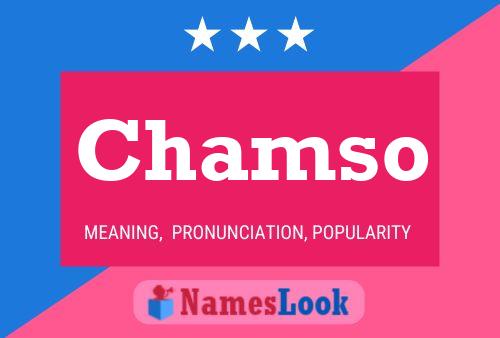 Chamso Name Poster