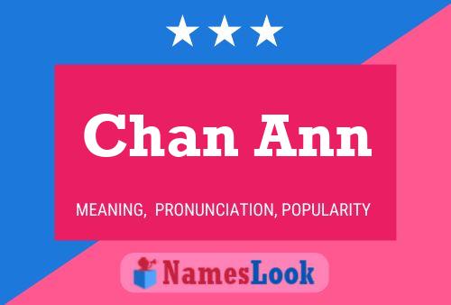 Chan Ann Name Poster