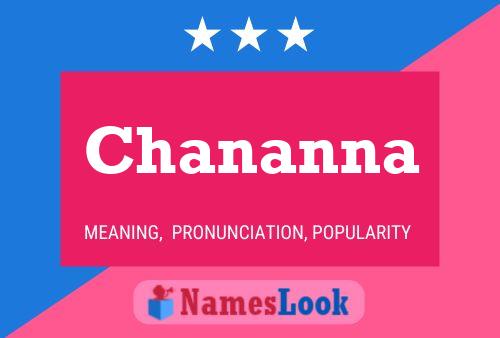 Chananna Name Poster