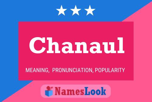 Chanaul Name Poster