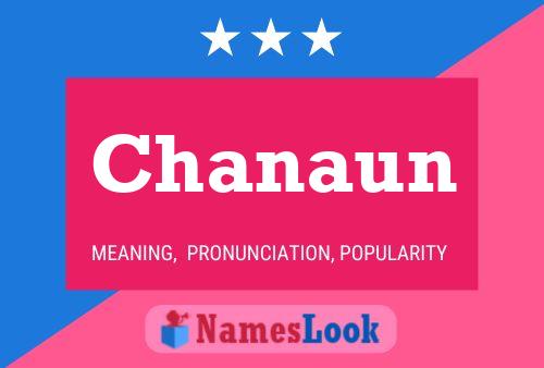 Chanaun Name Poster