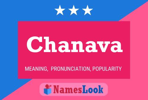 Chanava Name Poster