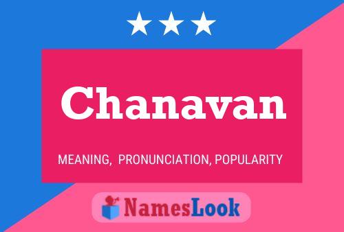 Chanavan Name Poster