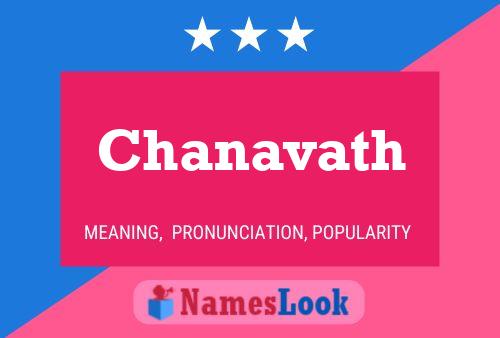 Chanavath Name Poster