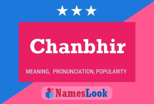 Chanbhir Name Poster