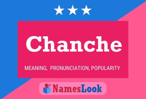 Chanche Name Poster