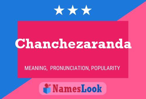 Chanchezaranda Name Poster