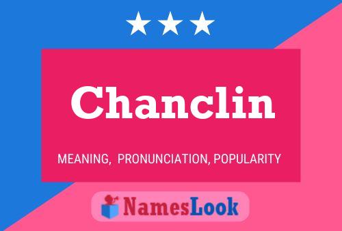 Chanclin Name Poster