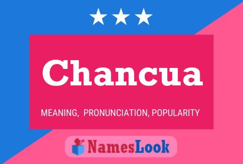 Chancua Name Poster