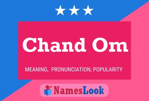 Chand Om Name Poster