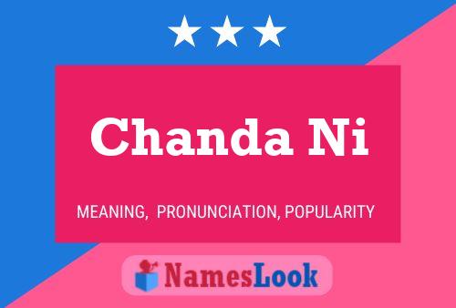 Chanda Ni Name Poster