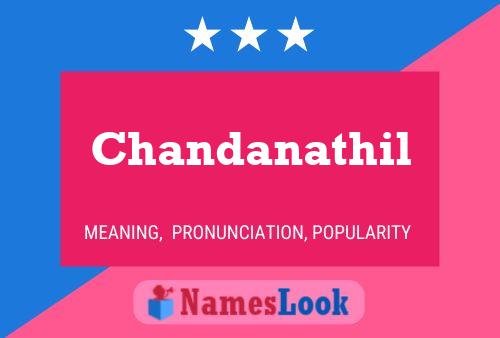 Chandanathil Name Poster