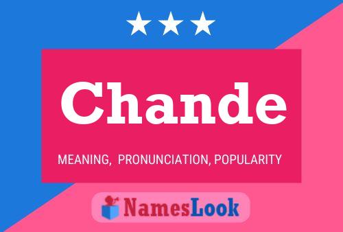 Chande Name Poster